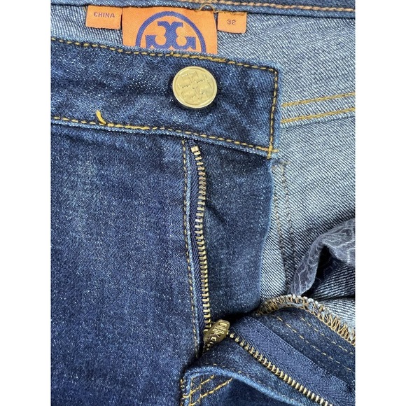 Tory Burch Super Skinny Jeans Womens 32 (Fits 35x34) Blue Stretch Denim - Picture 3 of 12